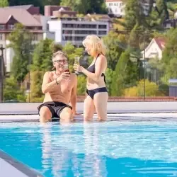 Wellnessurlaub am Infinitypool im Wellnesshotel Rothfuss in Bad Wildbad