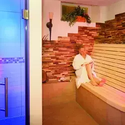 Ruhebereich bei der Schneekabine  im Wellnesshotel Rothfuss im Schwarzwald
