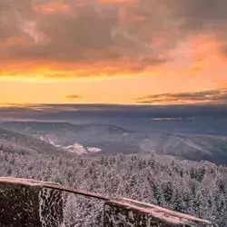 Winterstimmung in Bad Wildbad im Schwarzwald