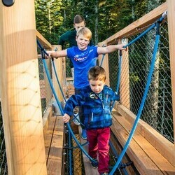 Ausflugstipp f�r Kinder - Baumwipfelpfad beim Wellnesshotel Rothfuss