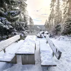 Winter in Bad Wildbad im Schwarzwald