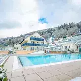 Infinitypool im Wellnesshotel Rothfuss im Winter 