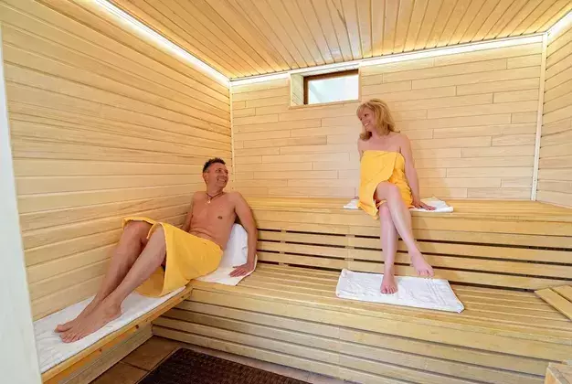 Sauna zur Tiefenentspannung im 4 Sterne Wellnesshotel Rothfuss im Schwarzwald