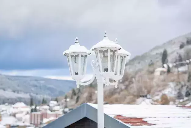 Winterliche Atmosph�re im 4 Sterne Wellnesshotel Rothfuss in Bad Wildbad im Schwarzwald