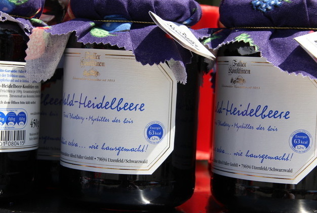 Heidelbeermarmelade in den Heidelbeerwochen im Entztal