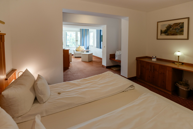 Gut gebettet im 4 Sterne Wellnesshotel Rothfuss im Schwarzwald in Bad Wildbad