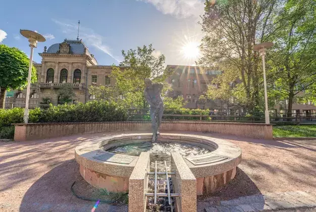 Brunnen in Bad Wildbad im Schwarzwald - Urlaub im 4 Sterbe Wellnesshotel Rothfuss