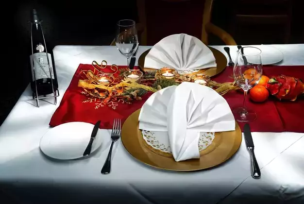Abendessen im 4 Sterne Wellnesshotel Rothfuss in Bad Wildbad im Schwarzwald
