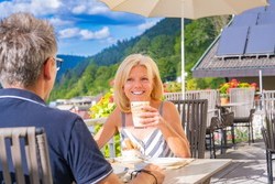 Kaffee auf der Terrasse