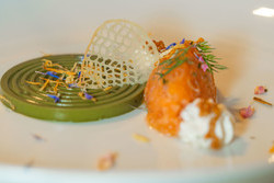 Dessert-Kreation im Restaurant Sommerbergblick des Wellnesshotel Rothfuss in Bad Wildbad
